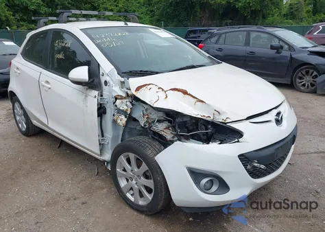 2012 Mazda Mazda2 Touring из США, поврежденный, VIN JM1DE1LZ3C0151938